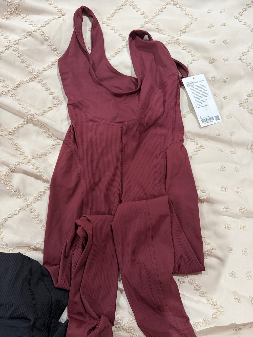 lululemon athletica Ribbed Nulux™ Bodysuit - Deep Burgundy